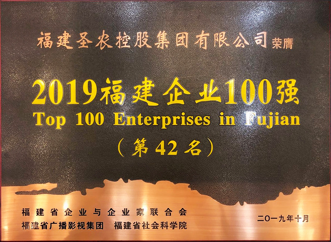 2019（欧博abg集团）福建企业100强